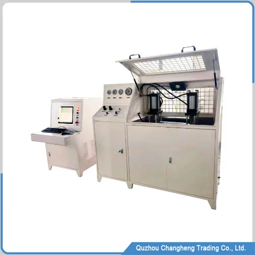 Tube testing machine for radiator and condenser