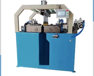 Radiator clinching machine