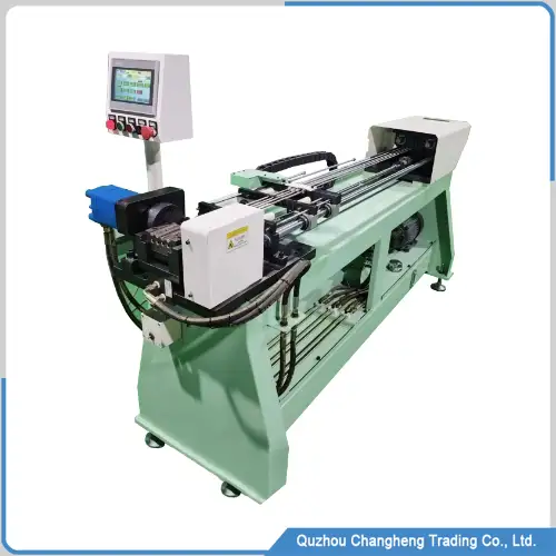 Tube bending machine for heat exchangers