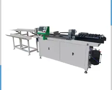 Tube straightening machine for heat exchangers