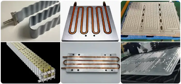 battery cooling plate Types of battery cooling plates