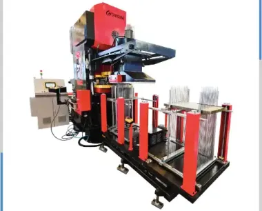 Aluminum fin press production line