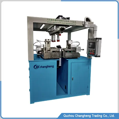 aluminum radiator cramping machines